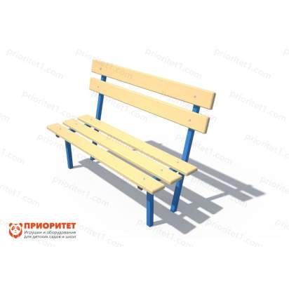 Скамья «Молочная» со спинкой