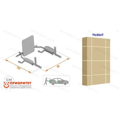 Брусья со спинкой 2