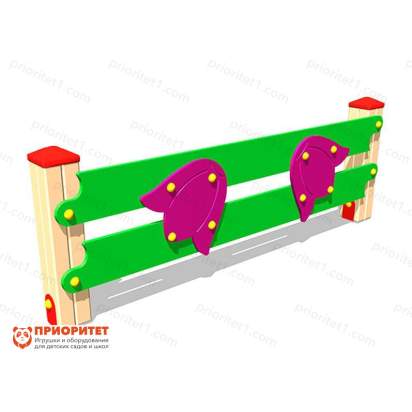Декоративное ограждение для детского сада «Лесные колокольчики» 1450х44х458 3