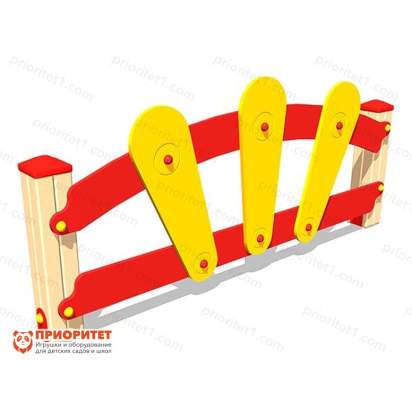 Фанерное ограждение для участка детского сада «Солнечный зайчик» 1 1450х47х700_result