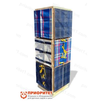 Набор рамок с застежками на подставке «Развитие моторики №2» общий вид