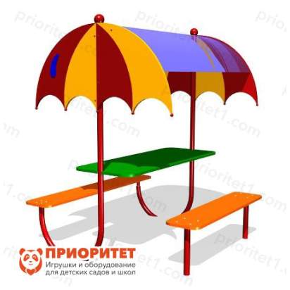 Детский столик с навесом Зонтик