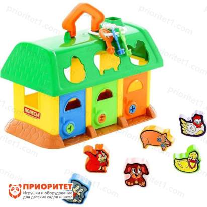 Сортер Полесье Домик для зверей 2