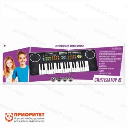 Синтезатор Супер музыкант-2 FM-радио, 37 клавиш, микрофоном и блоком питания 3_1