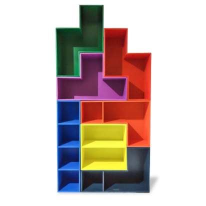 Стеллаж для игрушек «Игра в тетрис»