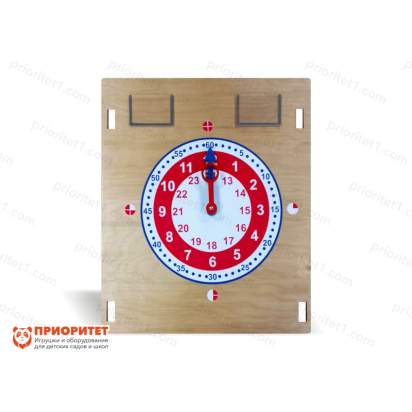 Тактильно-развивающая панель «Счастливое время»-08