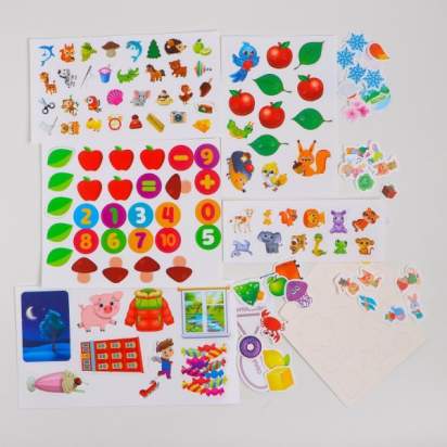 Игра на липучках Большой обучающий набор 4_1