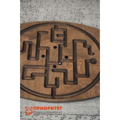 Балансировочная доска-лабиринт Для ножек №2 (покрытая маслом) 5