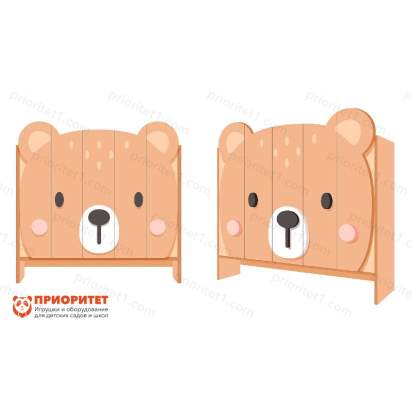 Шкаф 5-секционный с нишей под скамью Медведь