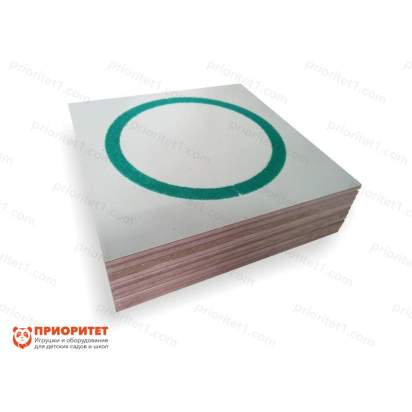 Фибровые тактильные доски «Формы и фигуры» для детей