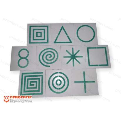Фибровые тактильные доски «Формы и фигуры»