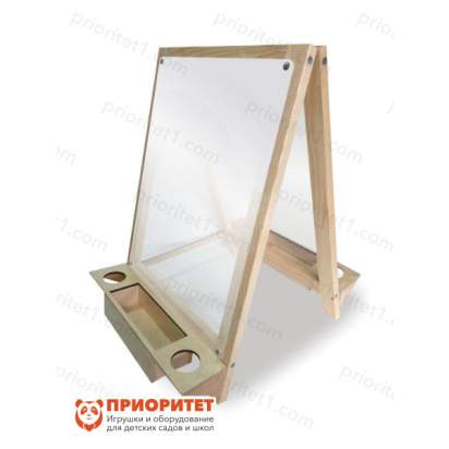 Мольберт прозрачный настольный «Детский рисунок» с подставкой