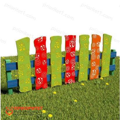 Забор «Божьи коровки в цветах» (2)_1