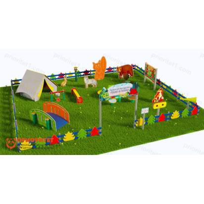 Туристическая площадка «Привал на полянке» (Комплект Стандарт 3)_1