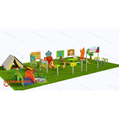 Туристическая площадка «Привал на полянке» (Комплект Элит 1)_1