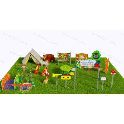 Туристическая площадка «Привал на полянке» (Комплект Про 1) 2_1