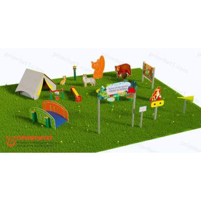 Туристическая площадка «Привал на полянке» (Комплект Стандарт 1)_1