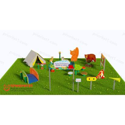 Туристическая площадка «Привал на полянке» (Комплект Стандарт 1) 2_1