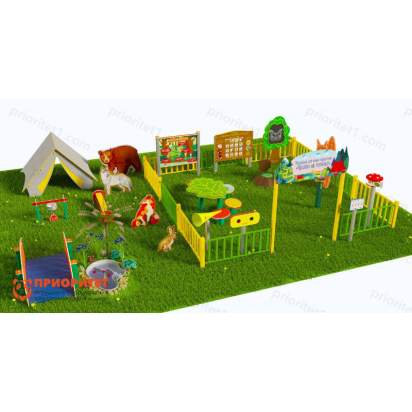 Туристическая площадка «Привал на полянке» (Комплект Про 2) 2_1