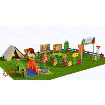 Туристическая площадка «Привал на полянке» (Комплект Про 3)_1