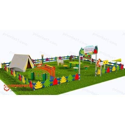 Туристическая площадка «Привал на полянке» (Комплект Оптима 3) 4_1