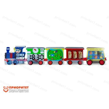 Бизиборд «Скорый поезд» (5 модулей)