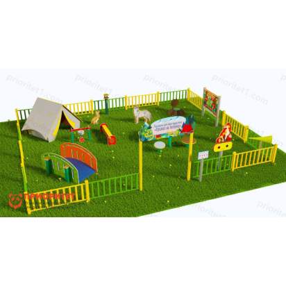 Туристическая площадка «Привал на полянке» (Комплект Оптима 2) 2_1