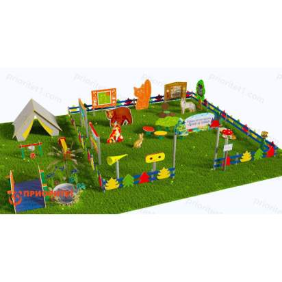 Туристическая площадка «Привал на полянке» (Комплект Максимальный 3)_1