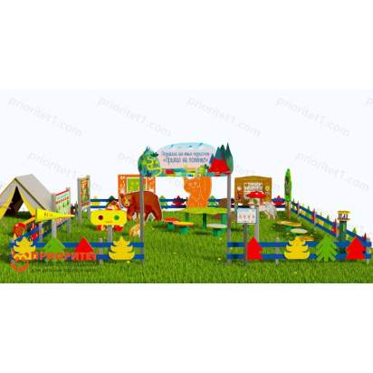 Туристическая площадка «Привал на полянке» (Комплект Максимальный 3) 5_1