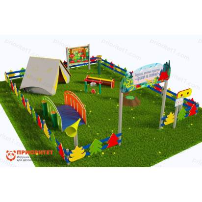 Туристическая площадка «Привал на полянке» (Комплект Лайт 3)_1