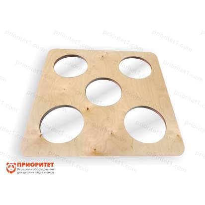 Развивающая STEM-панель «Зеркала веселья» вид сверху