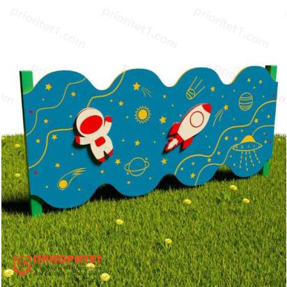 Забор «Космический полет» (Модель 1)_1