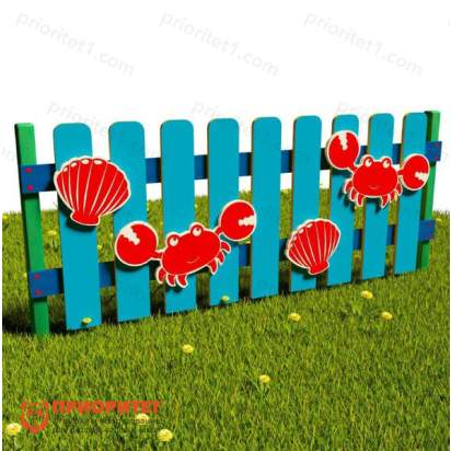 Забор «Крабики-ракушки»_1