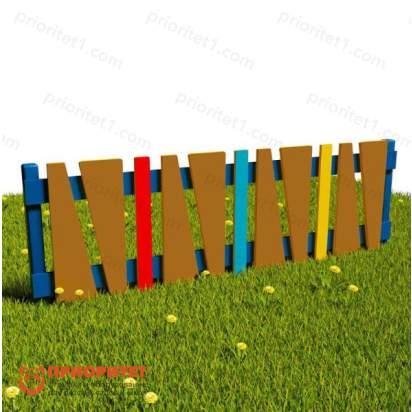 Забор «Мозаика» (Модель 1 однотонная)_1