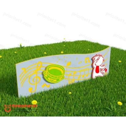 Забор «Музыкальные инструменты» (Модель 11)_1