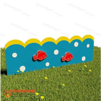 Забор «Рыбки» (Модель 1)