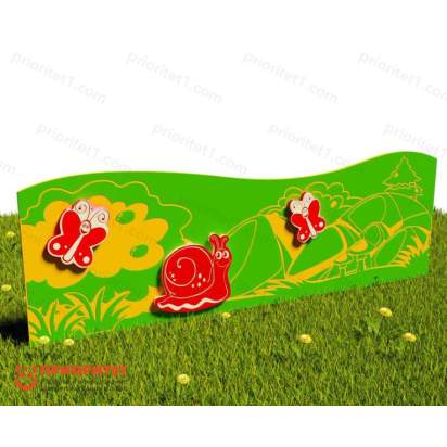 Забор «Улитка на прогулке» (Модель 1)_1