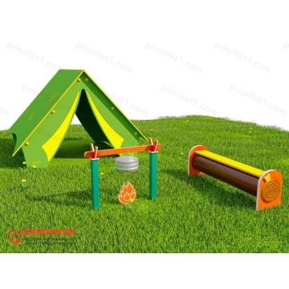 Игровая зона «Палатка на полянке»_1