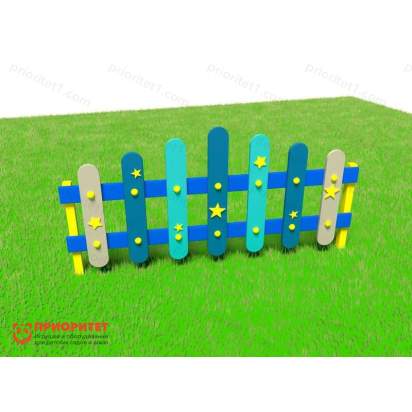 Красочный заборчик из влагостойкой фанеры_1