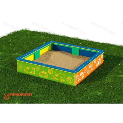 Комплект «Песочница с ПДД» 150х150х30 (1)_1