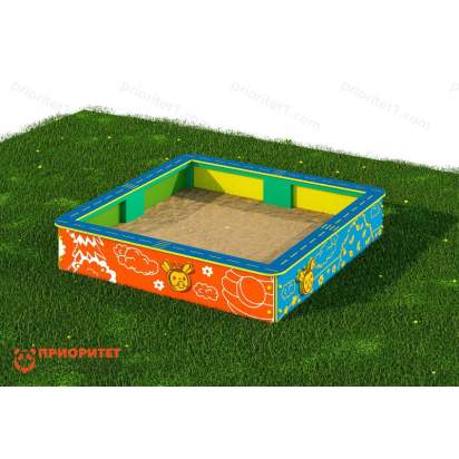 Комплект «Песочница с ПДД». Пчёлки. 130х130х30 (2)_1