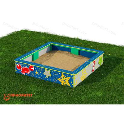 Комплект «Песочница с ПДД». Море. 200х200х30_1