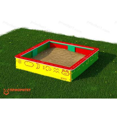 Комплект «Песочница с ПДД». (двойной бортик). Окружающий мир. 200х200х30 (2)_1