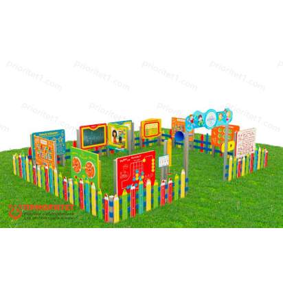 Дидактическая площадка «Любознайкино» Мини плюс. 8 игровых модулей (1)_1