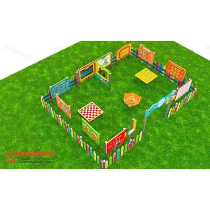 Дидактическая площадка «Любознайкино» Оптима плюс. 8 игровых модулей (3)_2