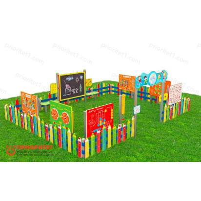 Дидактическая площадка «Любознайкино» Стандарт плюс. 6 игровых модулей (2)_1