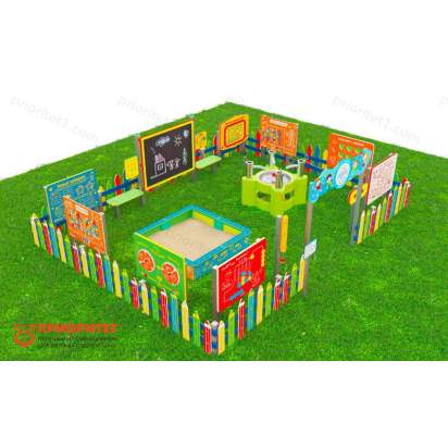 Дидактическая площадка «Любознайкино» Элит премиум плюс. 16 игровых модулей (1)_1