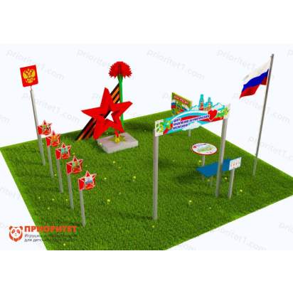 Патриотическая площадка «Центр нравственно-патриотического воспитания юных патриотов» (Комплект Престиж 1)_1