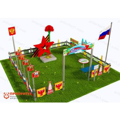 Патриотическая площадка «Центр нравственно-патриотического воспитания юных патриотов» (Комплект Престиж 3)_1