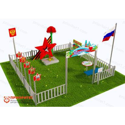 Патриотическая площадка «Центр нравственно-патриотического воспитания юных патриотов» (Комплект Престиж 2)_1